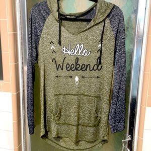 Cute lightweight hoodie!